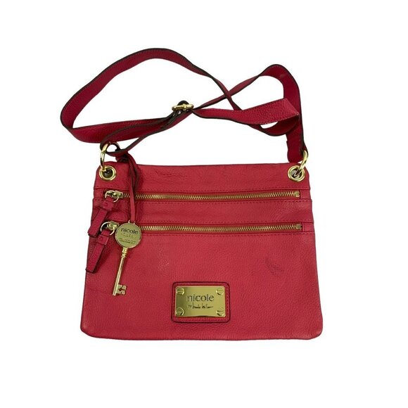 Nicole Miller Handbags - Nicole Miller Women's Super Pink Cross Bag